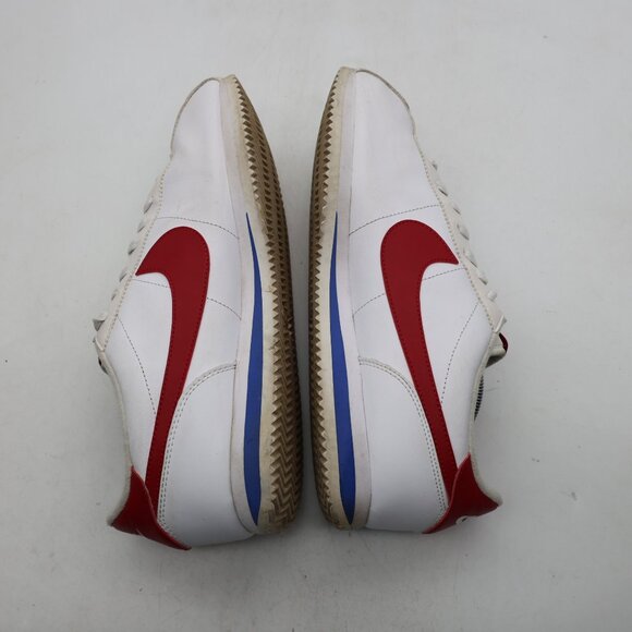 Nike Cortez Forrest Gump Leather White Red Blue Men's 13 Sneakers 819719-103 - Picture 6 of 11